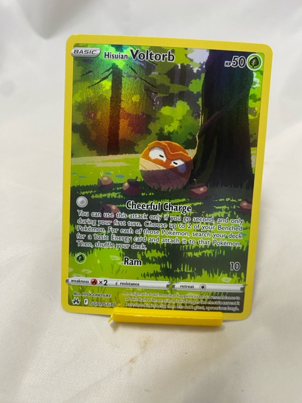 Pokemon Hisuian Voltorb GG01/GG70 Crown Zenith Galarian Gallery NM